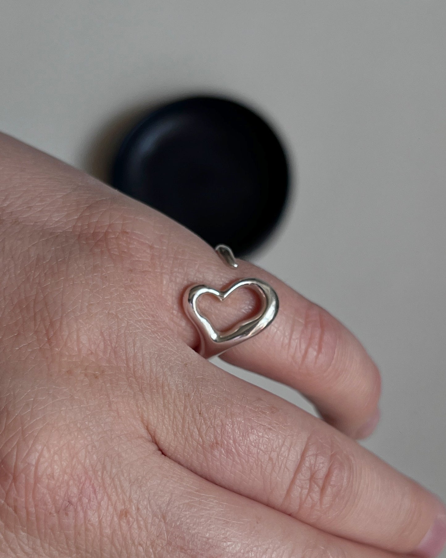 Pierścionek Tiffany&Co. Open Heart Elsa Peretti 1 Srebro 925