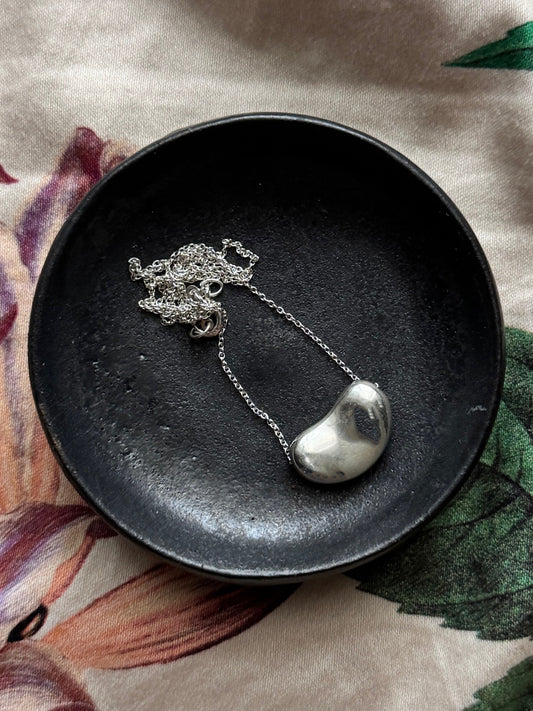 Tiffany&Co. Elsa Peretti Bean 2 Naszyjnik Medium Srebro 925