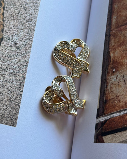 Klipsy Serce Swarovski