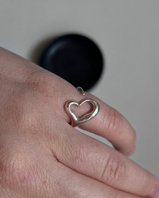 Pierścionek Tiffany&Co. Open Heart Elsa Peretti 1 Srebro 925
