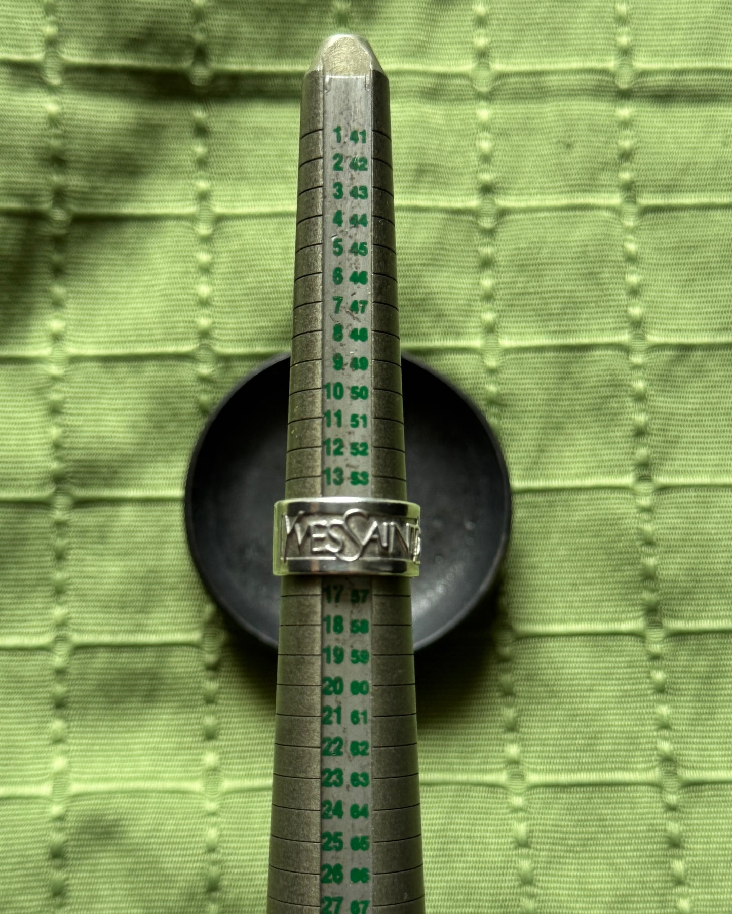 YSL Yves Saint Laurent Pierścionek Srebro 925